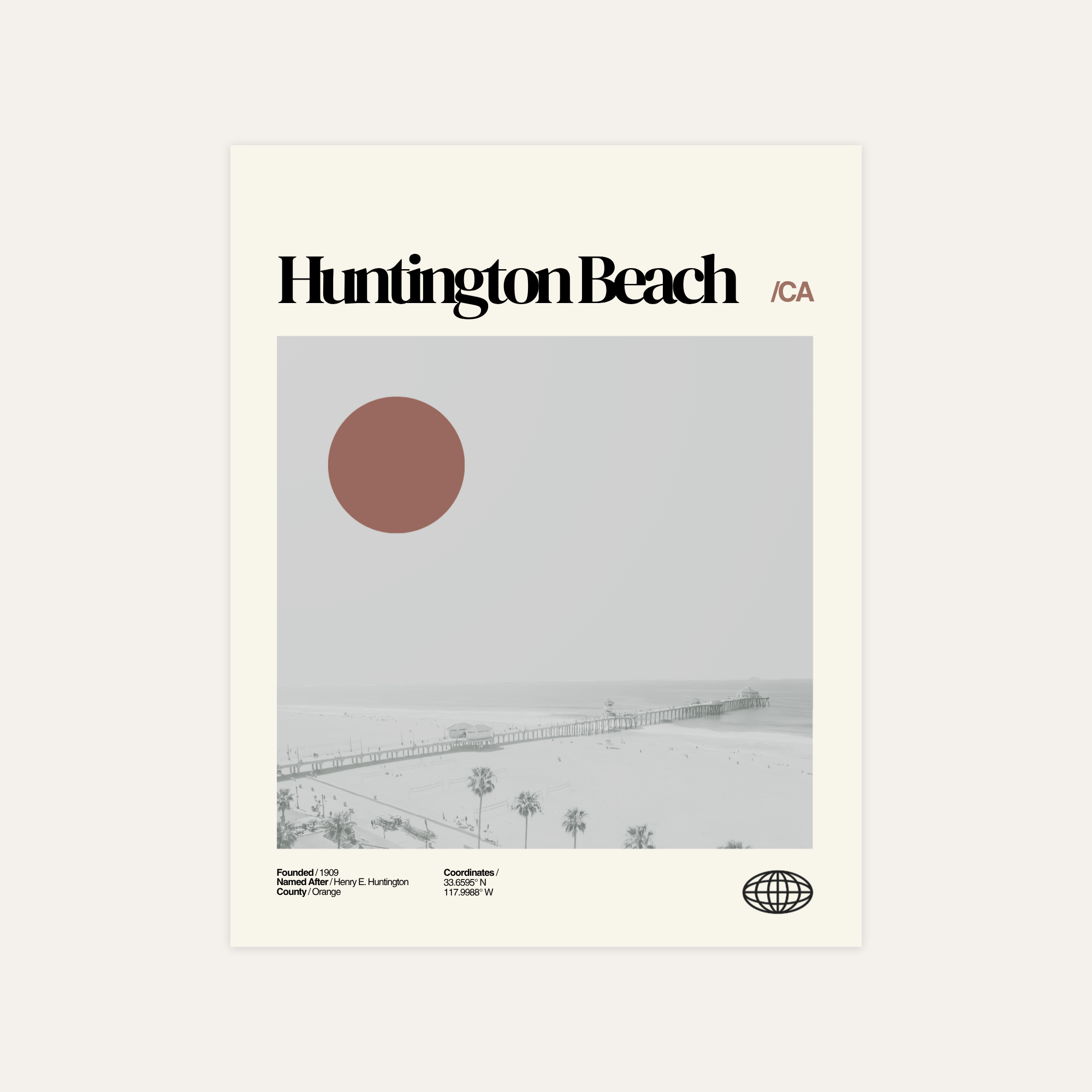 Huntington Beach / 33.6595° N