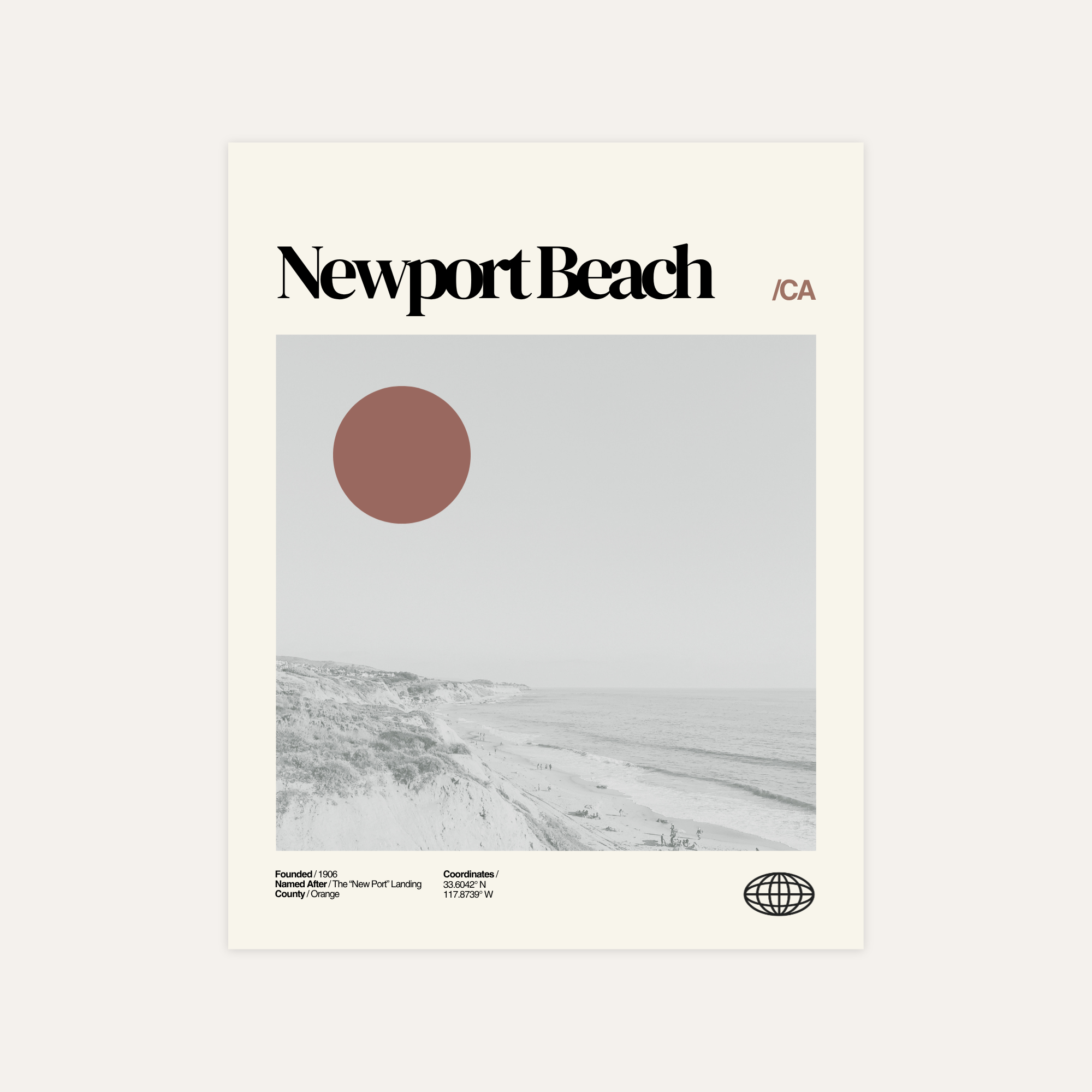 Newport Beach / 33.6189° N